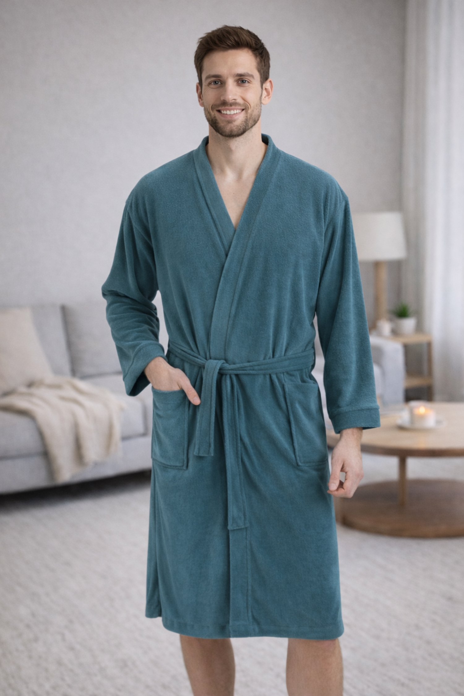 Bata Toalla Hombre - Imagen 3