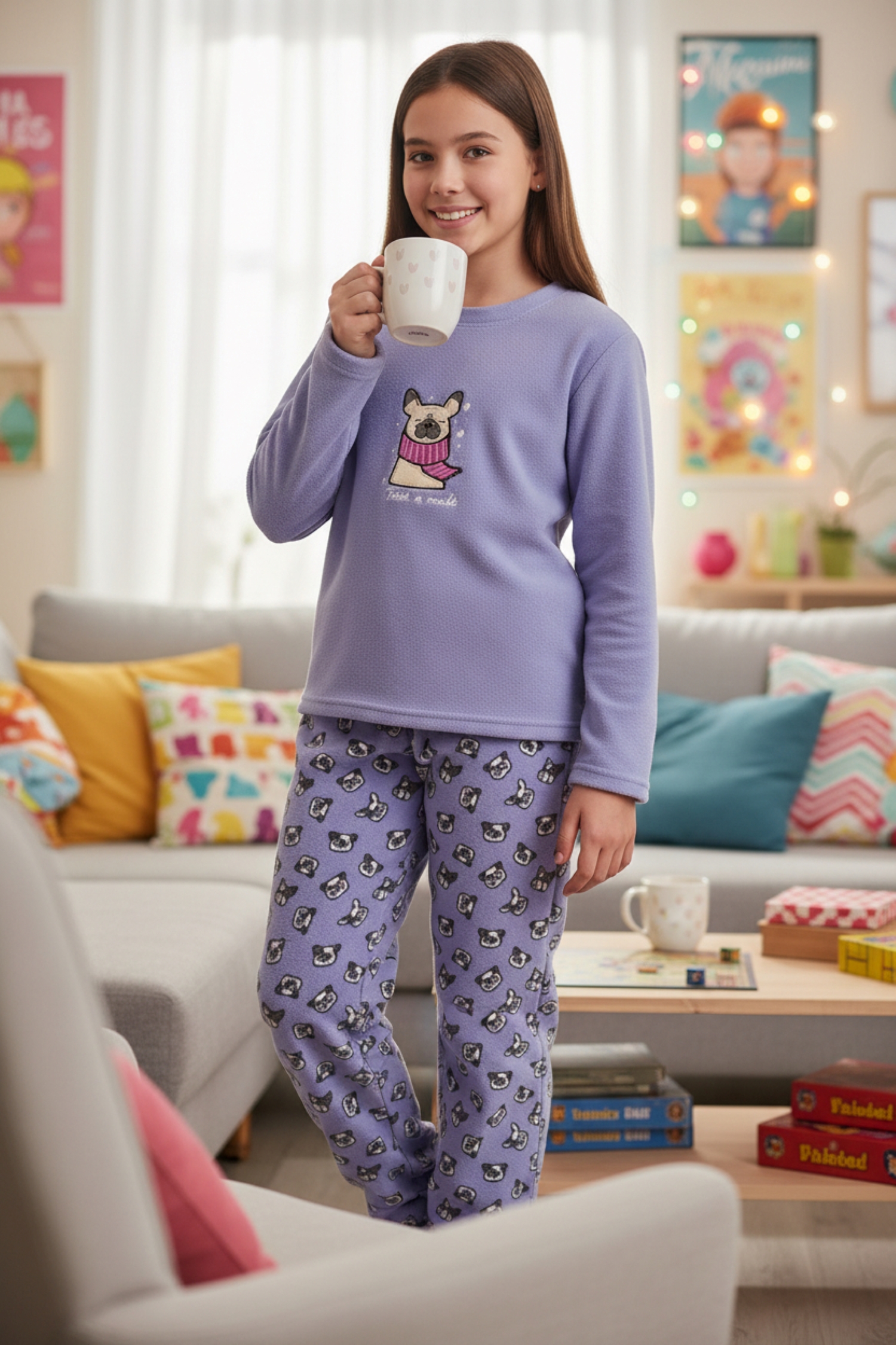 Pijama Niña Dog Polar ok