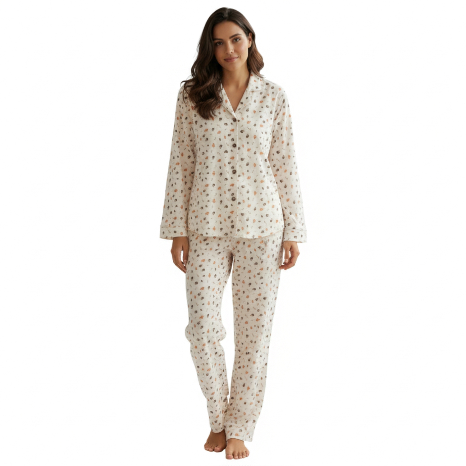 Pijama Puercoespín Abotonado Gamuza Polycotton - Imagen 2